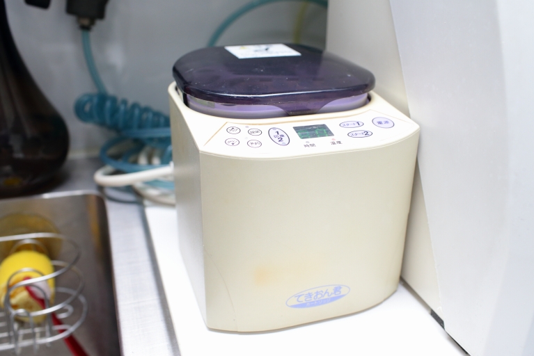 徹底された滅菌による衛生管理体制